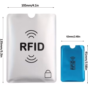 Fundas RFID Antirrobo para Tarjetas (Protección Contra Clonación)